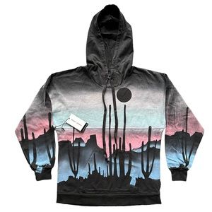 NWT SPIRIT JERSEY Hoodie Cactus Western Arizona Unisex Lightweight Made in USA